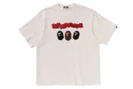 TRIPLE APE HEAD RELAXED FIT TEE sold by Bape