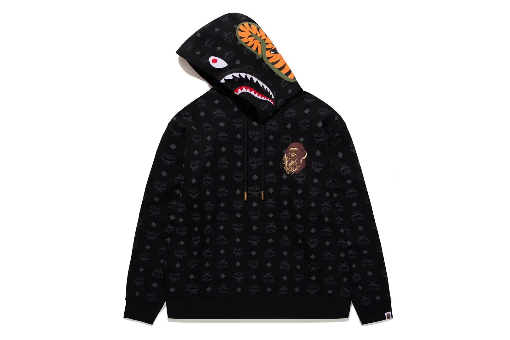【 BAPE X MCM 】SHARK PULLOVER HOODIE sold by Bape product image thumbnail 3