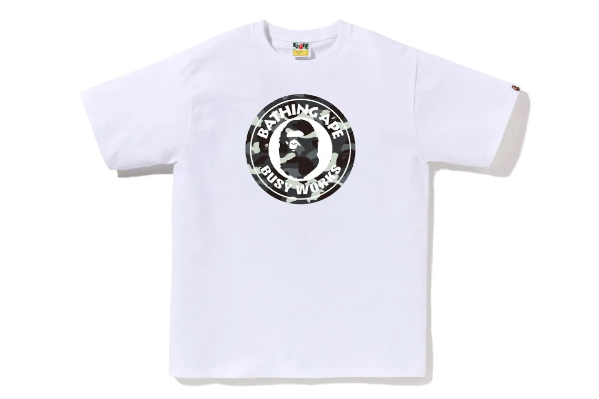 CITY CAMO BUSY WORKS TEE sold by Bape