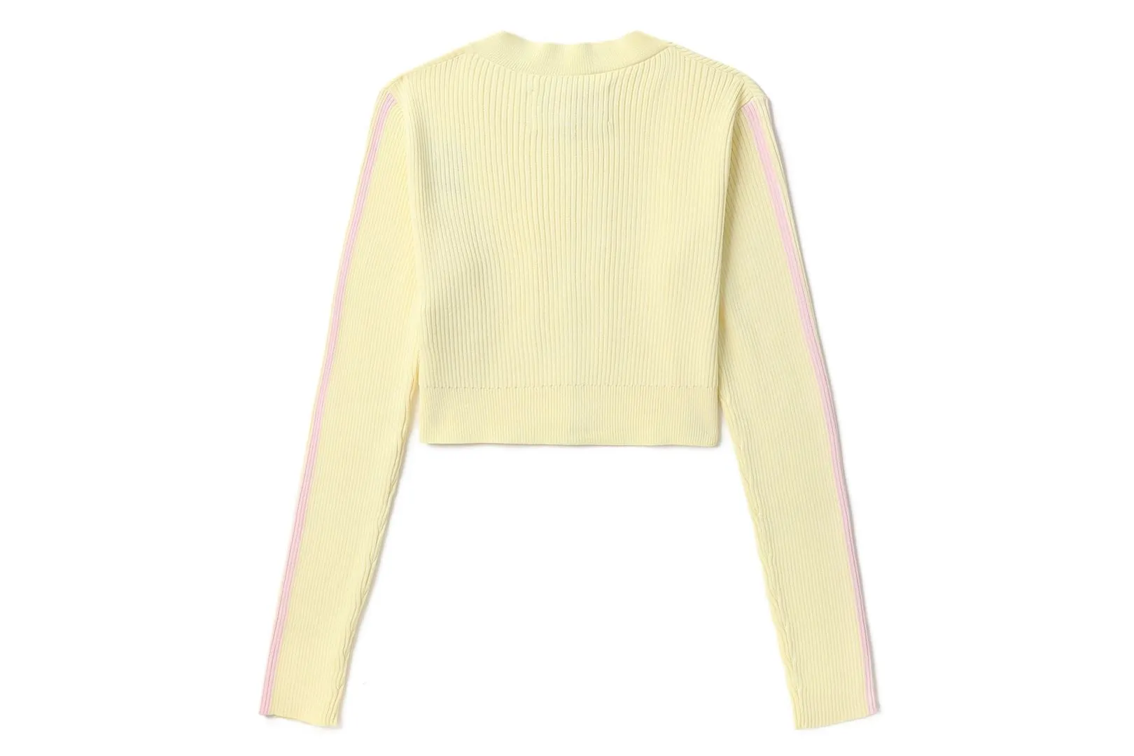 RIBBLED ZIP UP KNIT TOP sold by Bape product image thumbnail 4