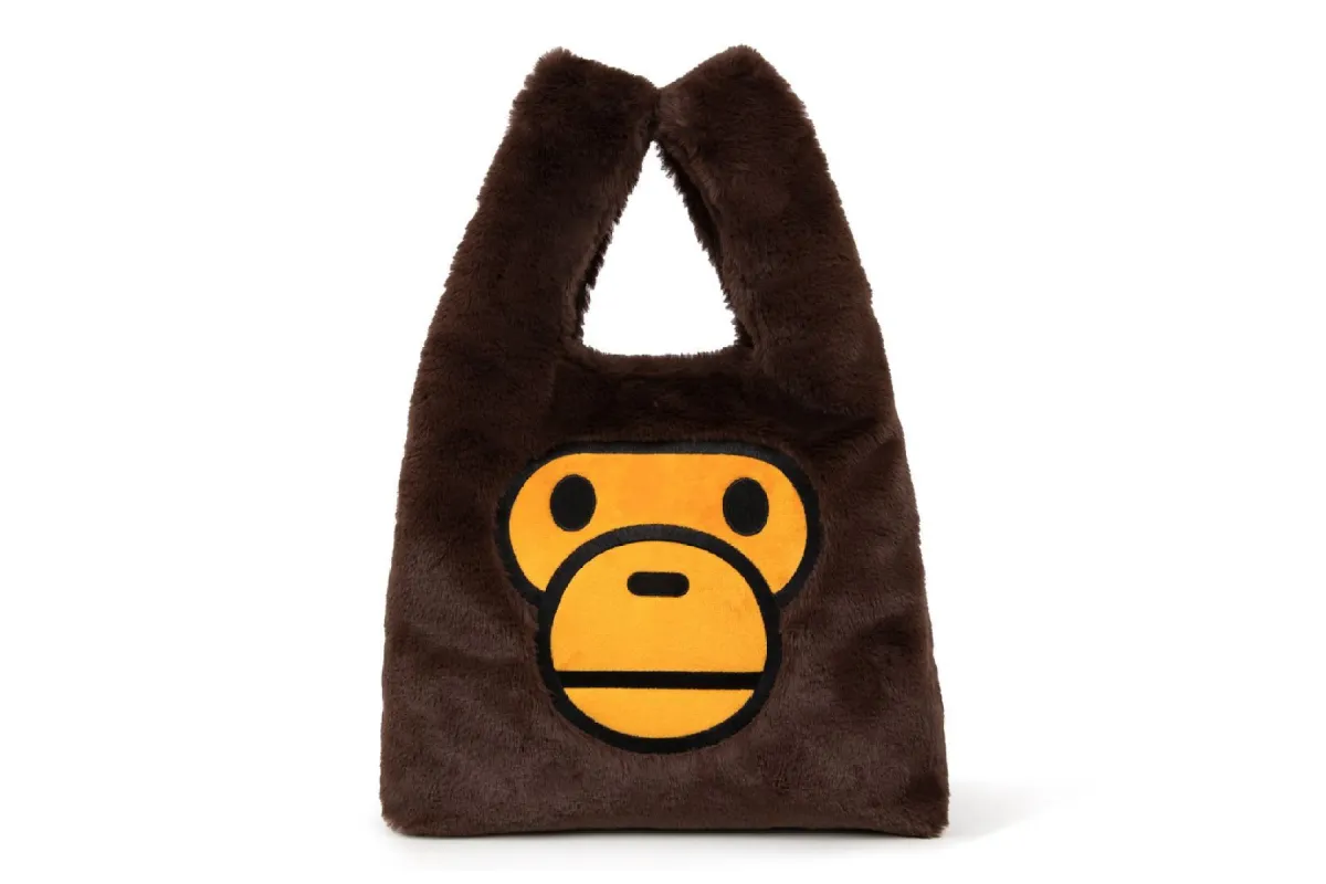 BABY MILO FUR TOTE BAG sold by Bape