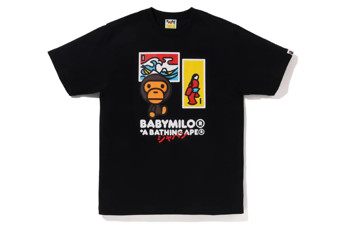 JAPAN ART BABY MILO TEE sold by Bape