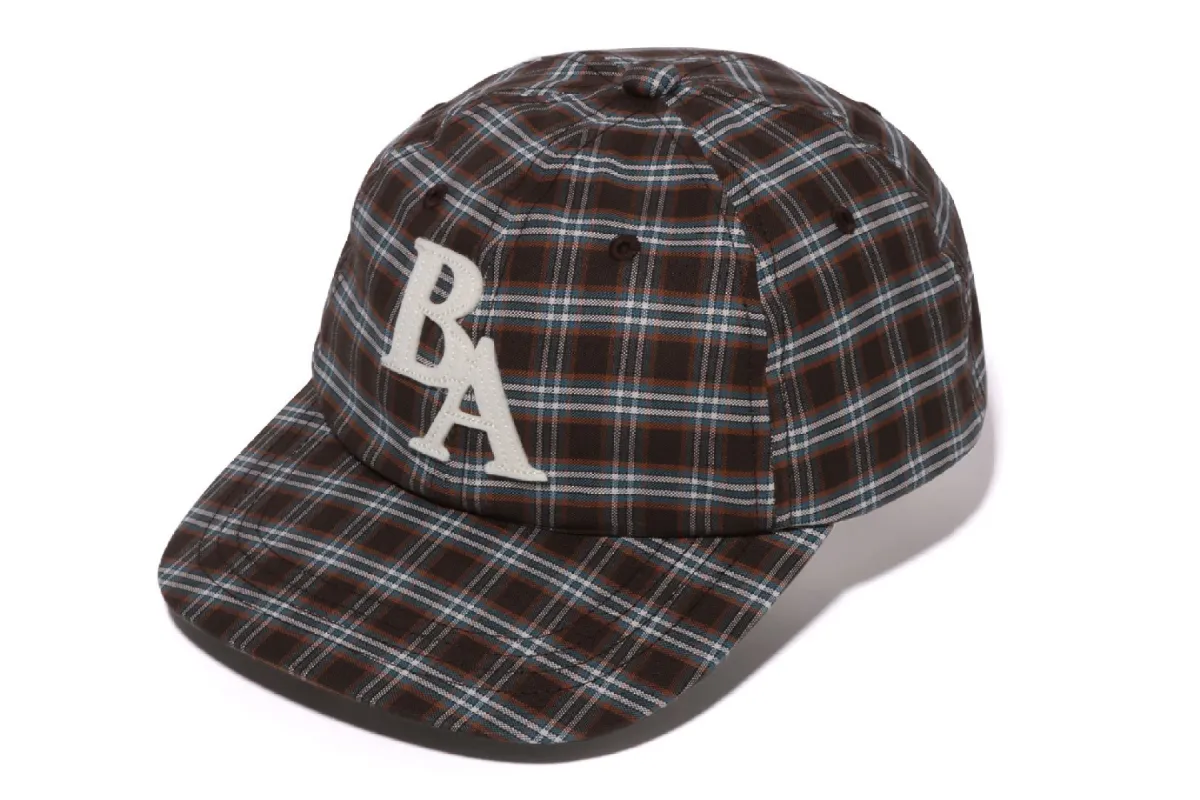 CHECK APPLIQUE PANEL CAP sold by Bape