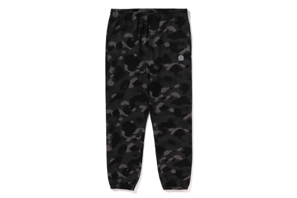 【 BAPE X BLACK EYE PATCH 】COLOR CAMO SWEAT PANTS sold by Bape