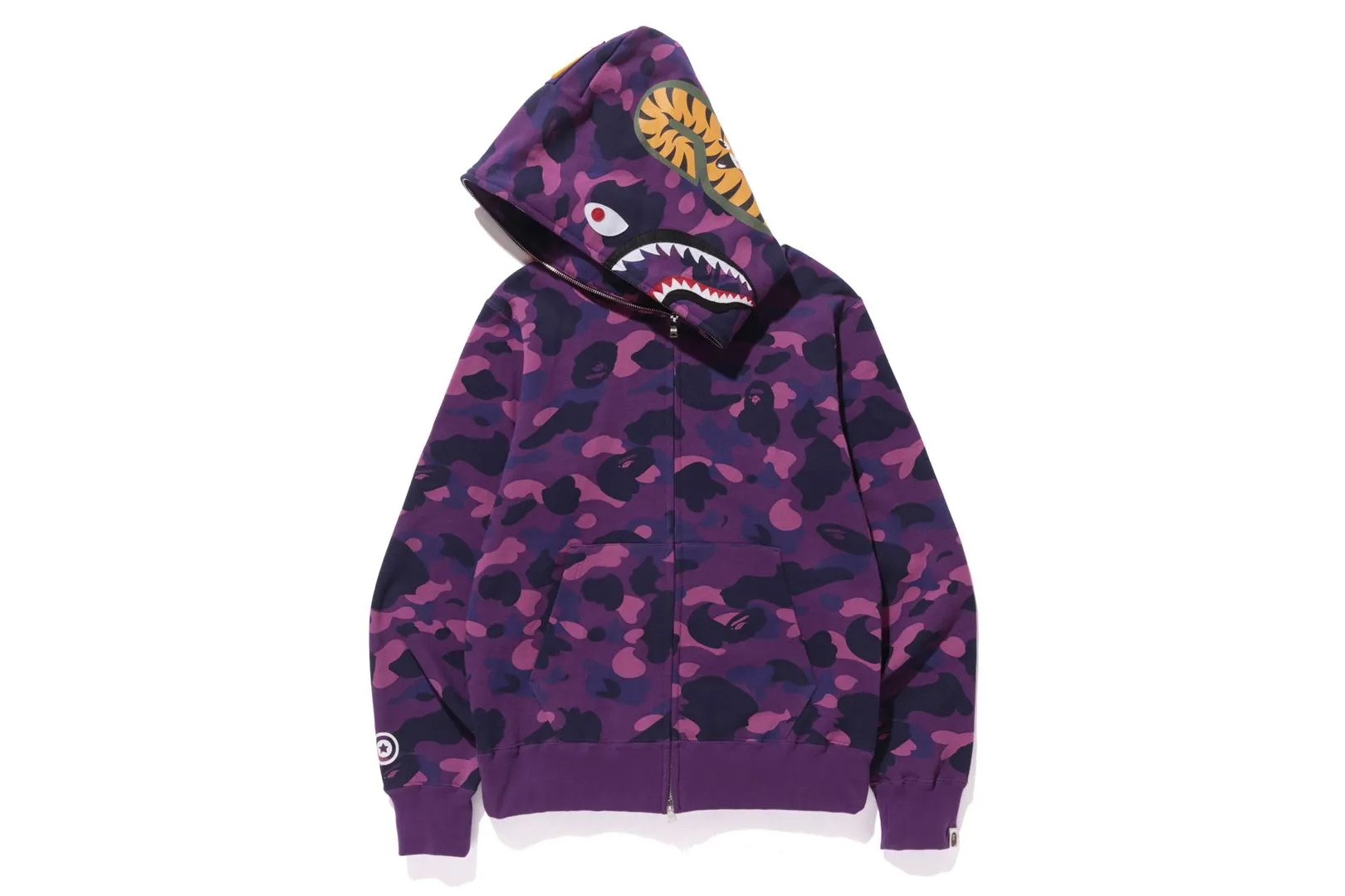 COLOR CAMO SHARK FULL ZIP HOODIE sold by Bape product image thumbnail 2