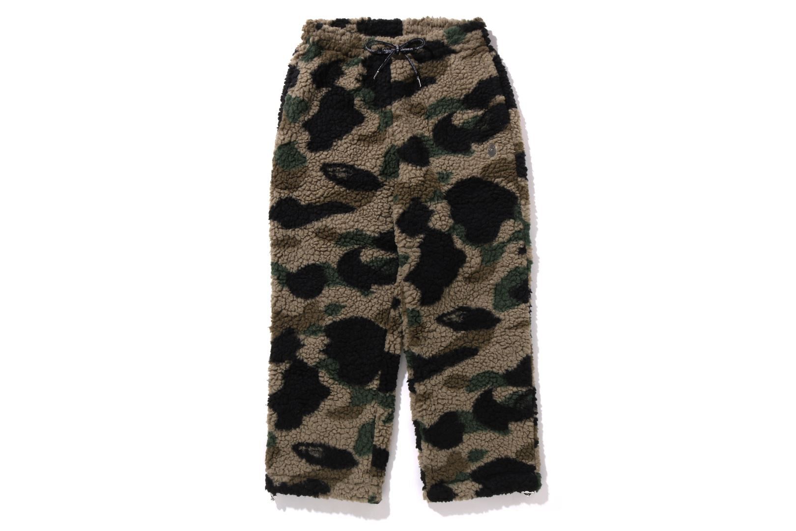 1ST CAMO METAL APE HEAD ONE POINT FLEECE PANTS sold by Bape