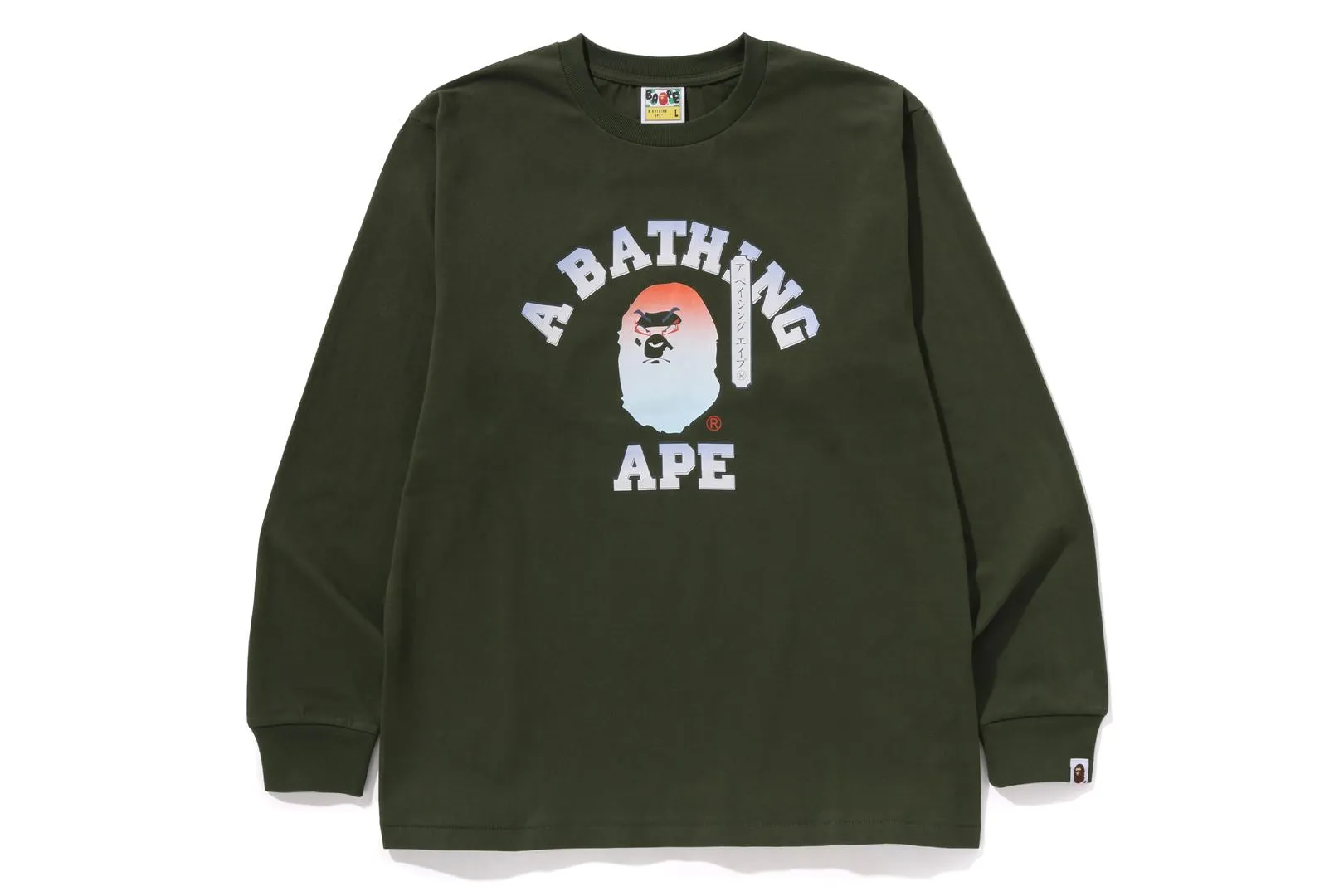 KABUKI HEAD LS TEE sold by Bape product image thumbnail 3