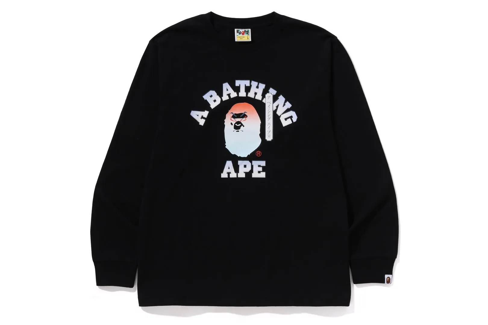 KABUKI HEAD LS TEE sold by Bape product image thumbnail 5