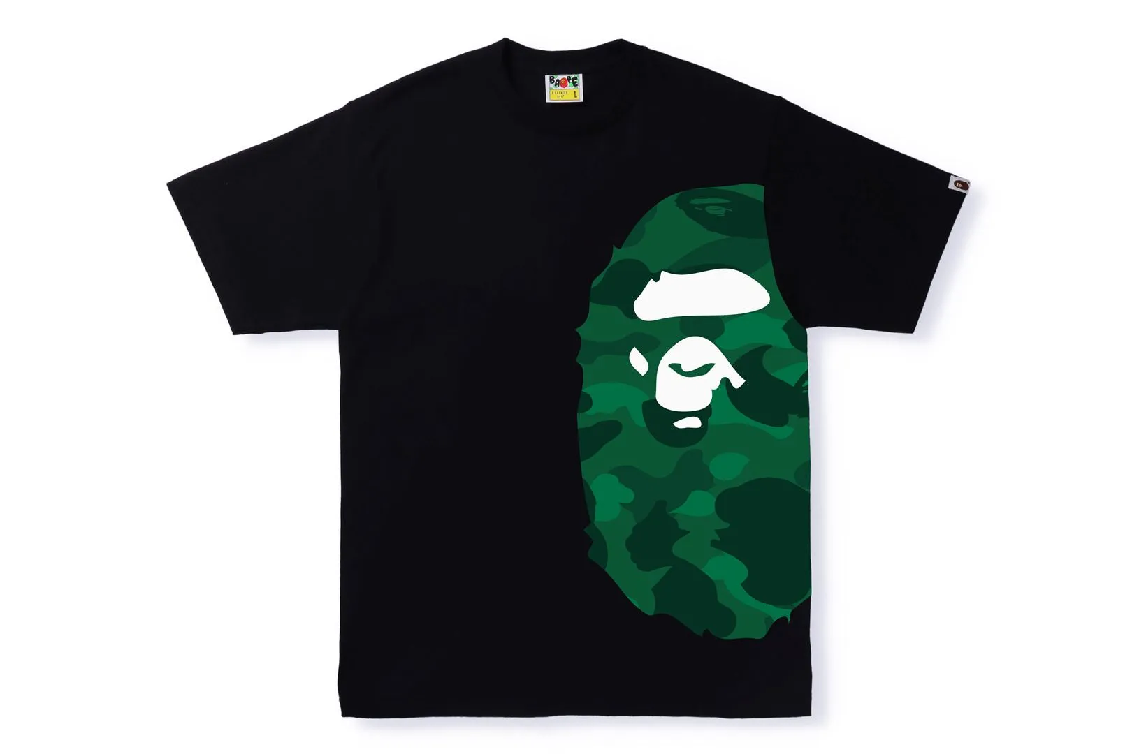 COLOR CAMO SIDE BIG APE HEAD TEE sold by Bape