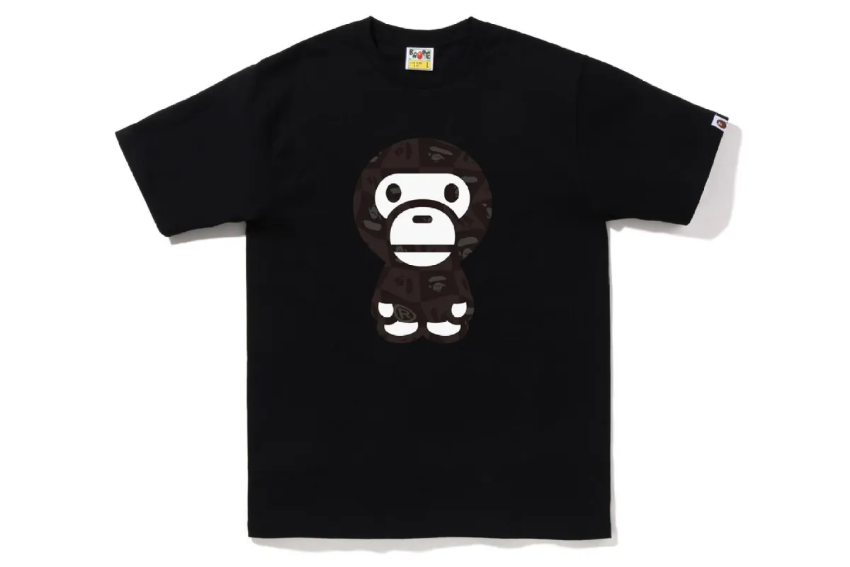 BAPE DISTORTION BIG BABY MILO TEE sold by Bape