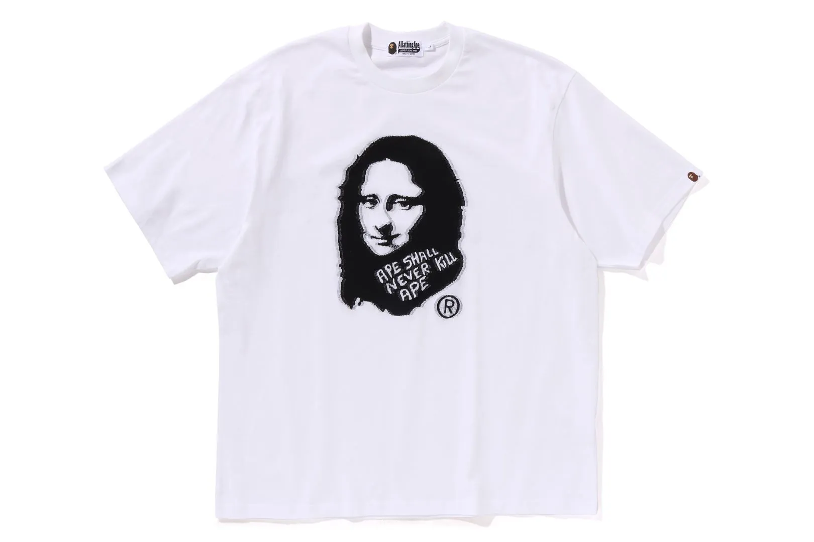 ART PRINT JACQUARD RELAXED FIT TEE sold by Bape product image thumbnail 3