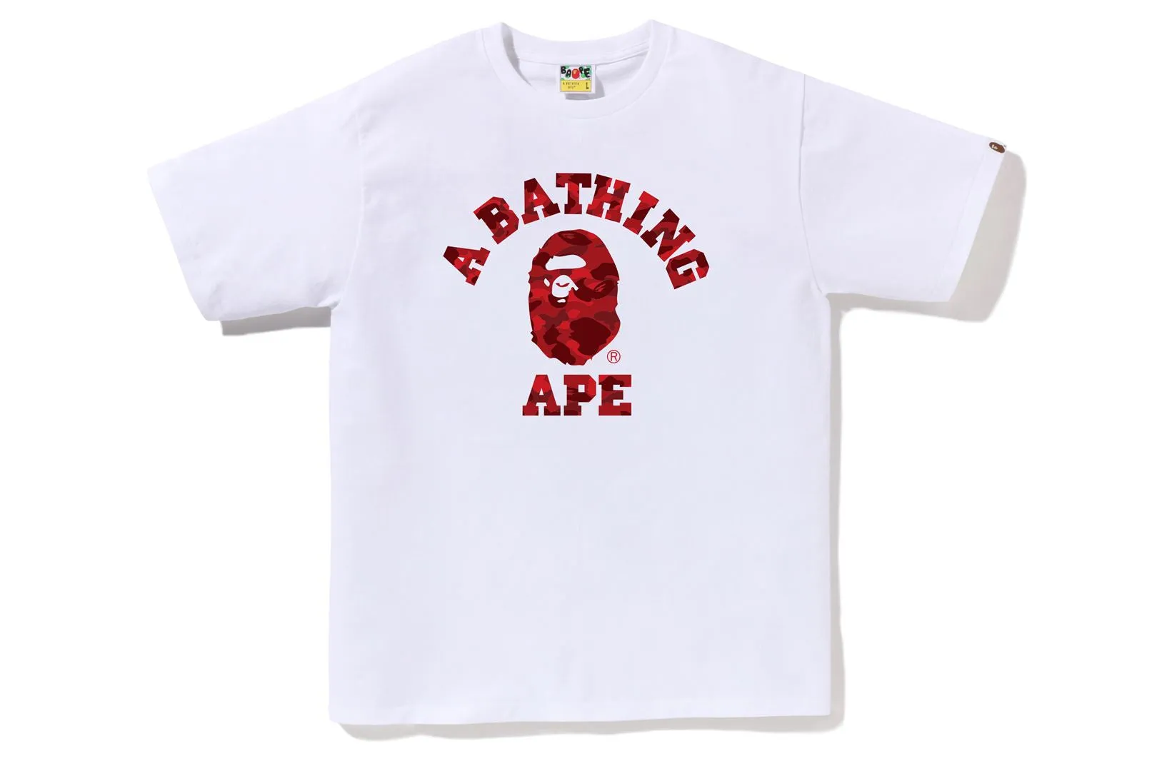COLOR CAMO COLLEGE TEE sold by Bape product image thumbnail 5