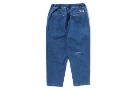 ONE POINT DENIM CHEF PANTS sold by Bape