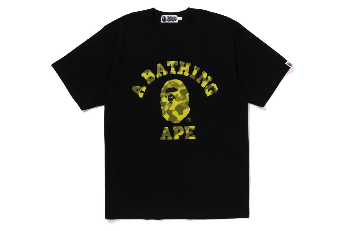 RADIATION CAMO COLLEGE TEE sold by Bape