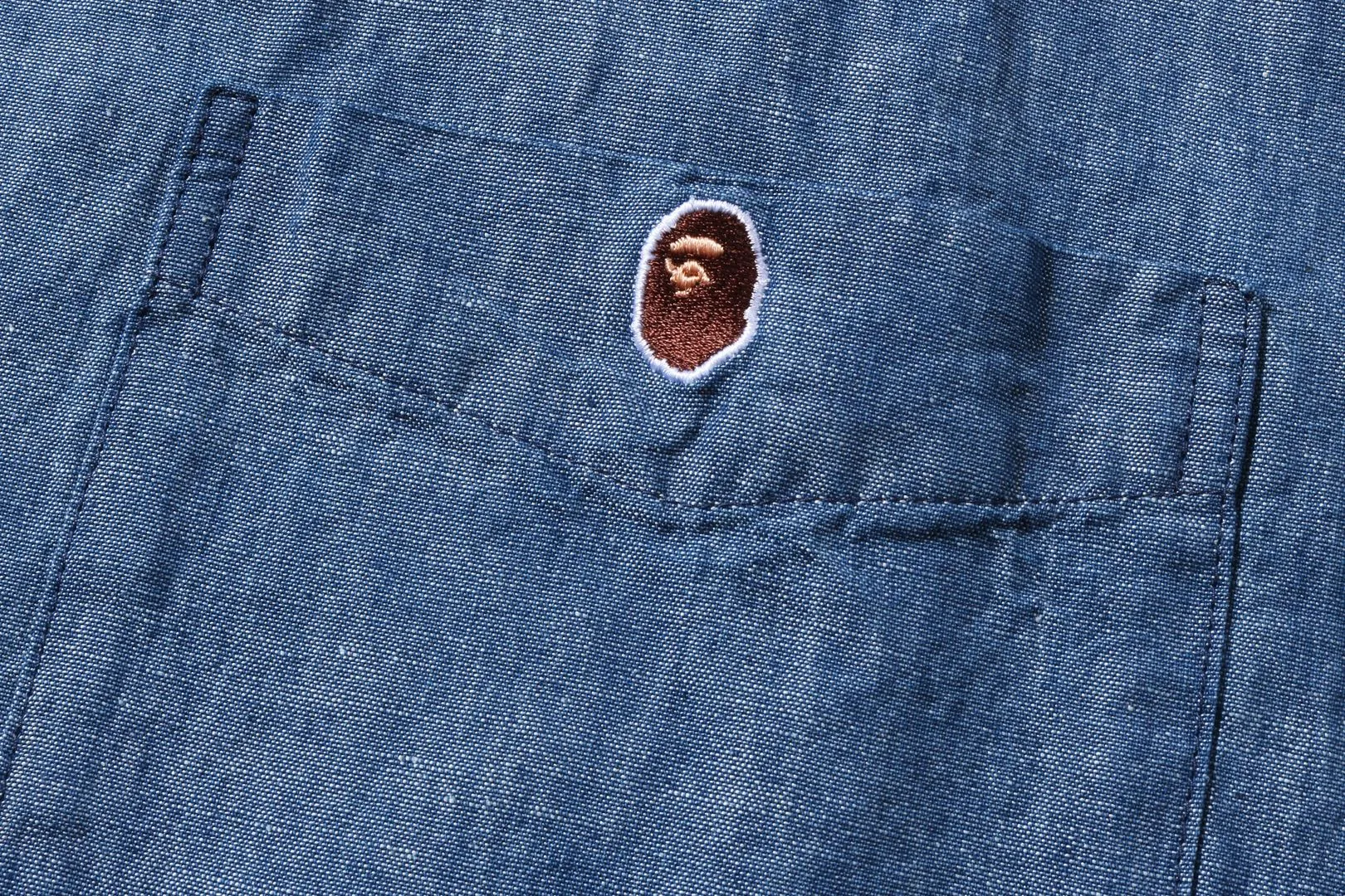 CHAMBRAY LOOSE FIT SHIRT sold by Bape product image thumbnail 2