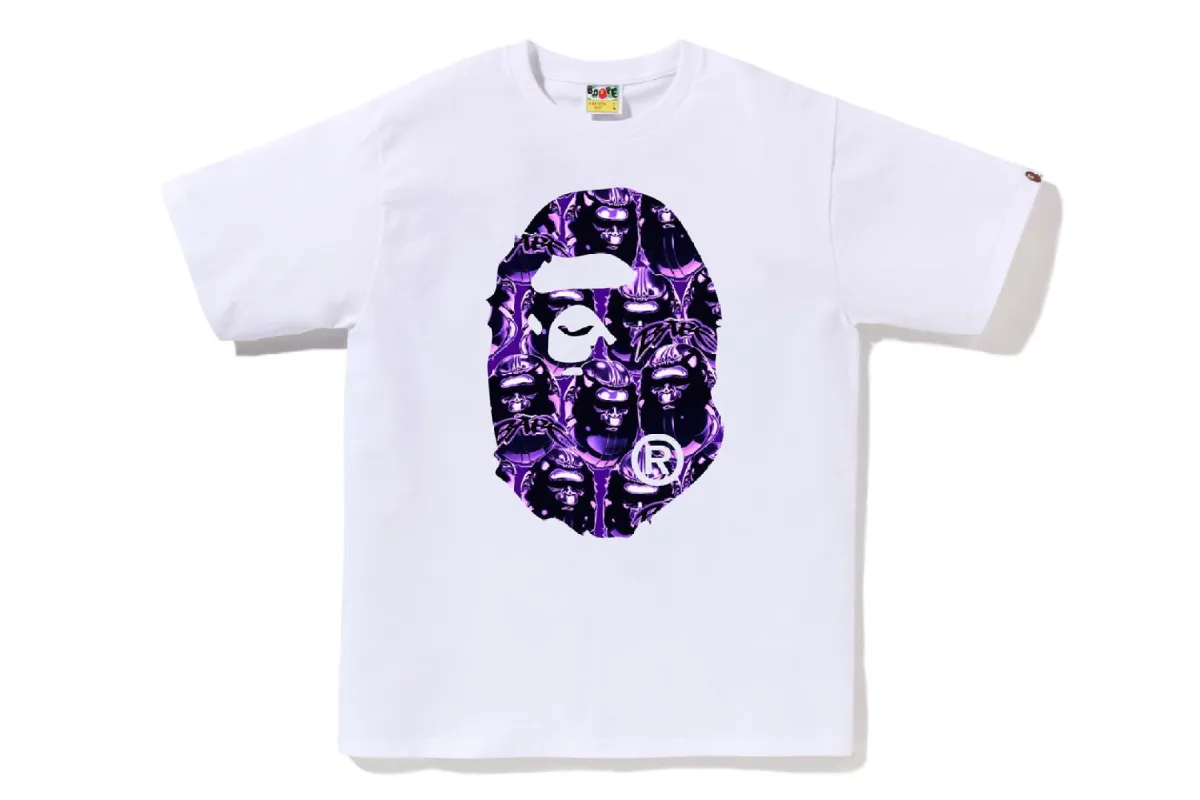 APE HEAD GRAFFITI BIG APE HEAD TEE sold by Bape