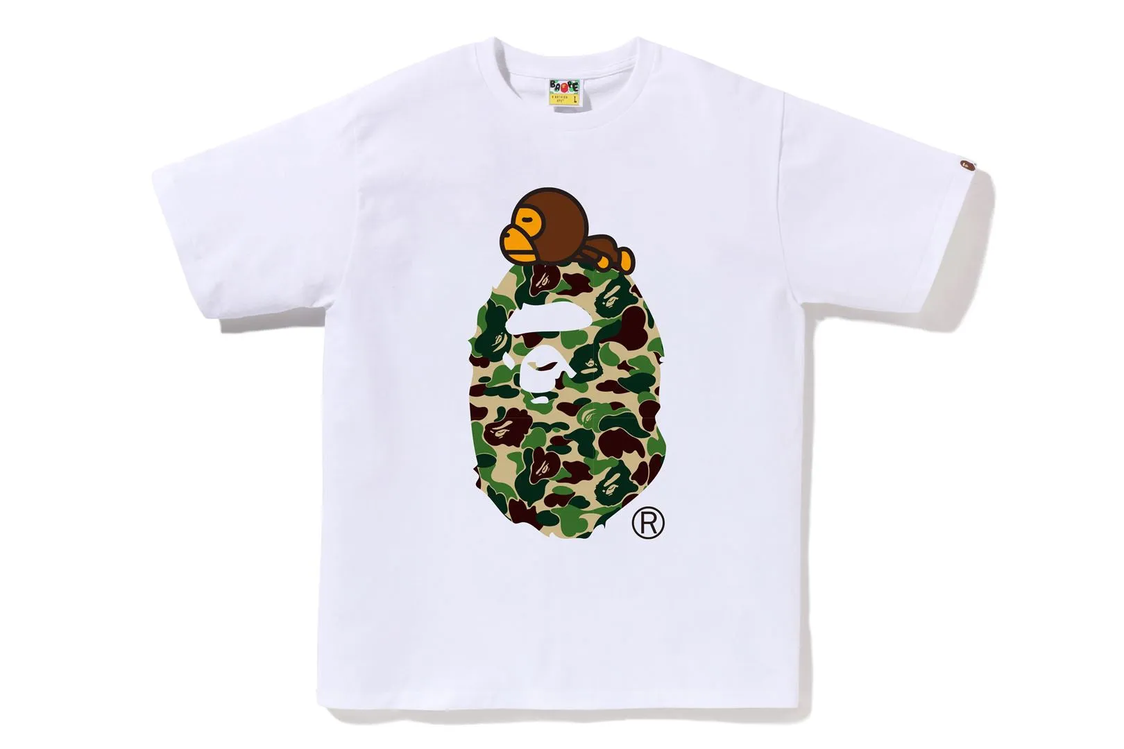 ABC CAMO MILO ON BIG APE TEE sold by Bape product image thumbnail 4