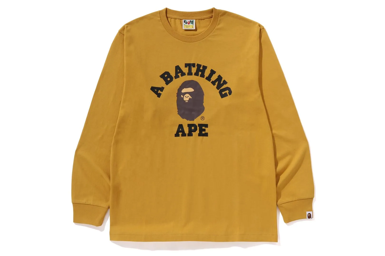 COLLEGE LS TEE sold by Bape