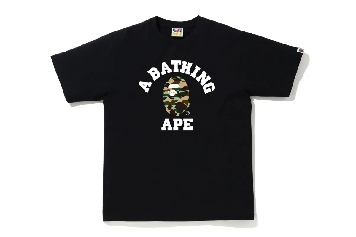 1ST CAMO COLLEGE TEE sold by Bape