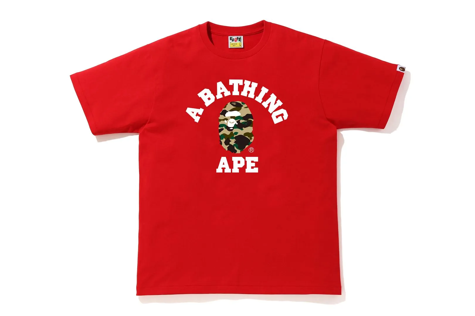 1ST CAMO COLLEGE TEE sold by Bape product image thumbnail 3