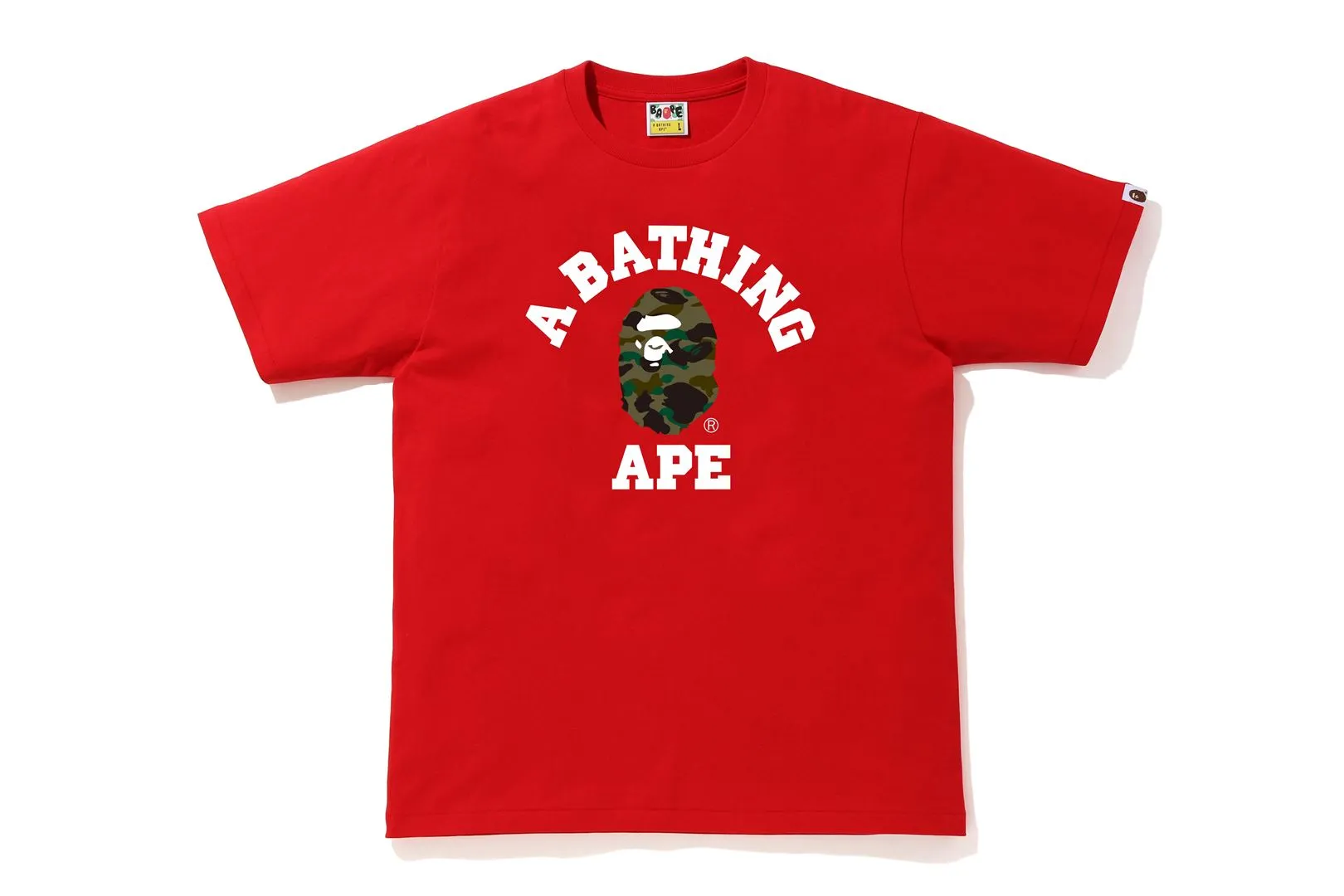 1ST CAMO COLLEGE TEE sold by Bape product image thumbnail 4