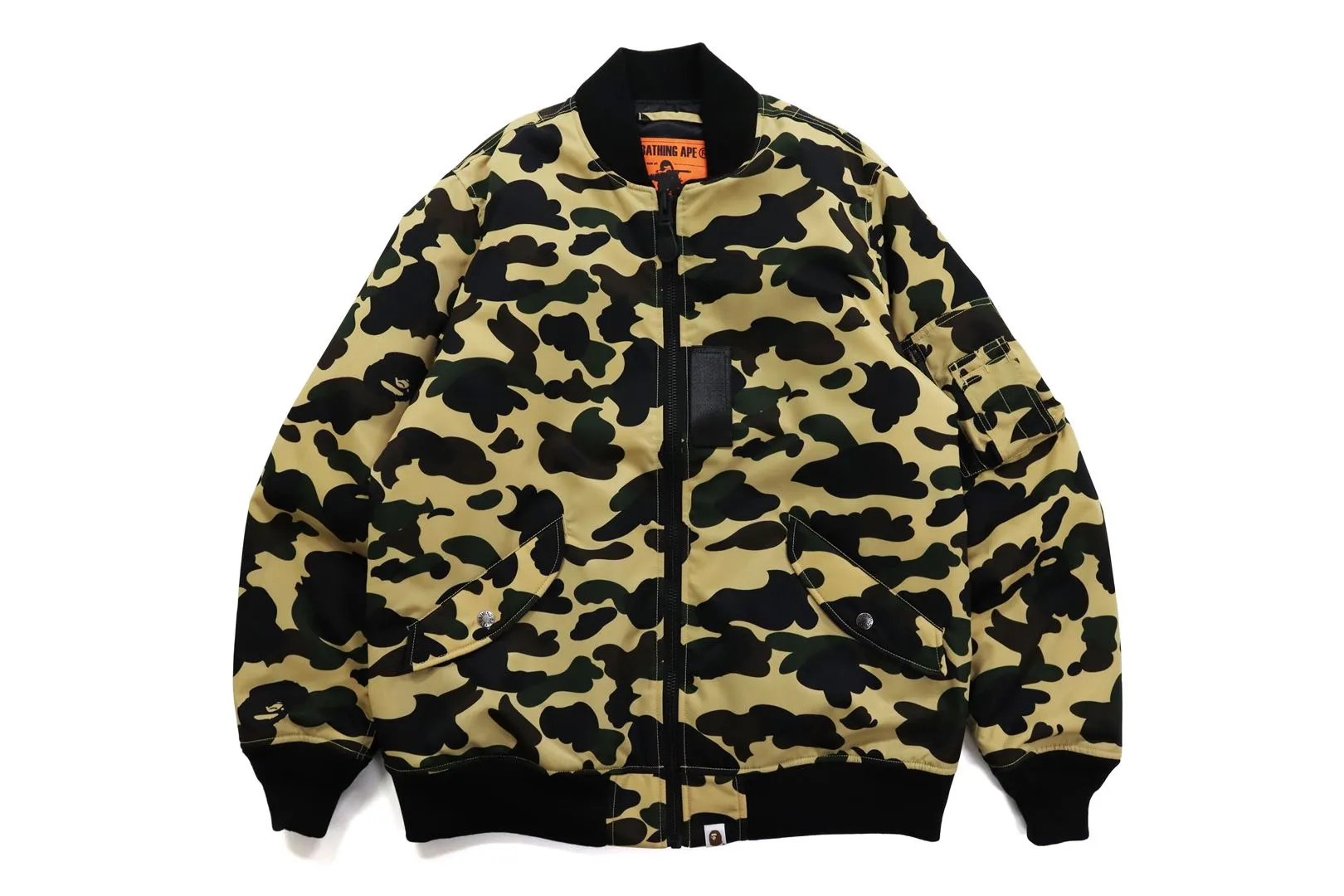 1ST CAMO NYLON TWILL MA-1 sold by Bape