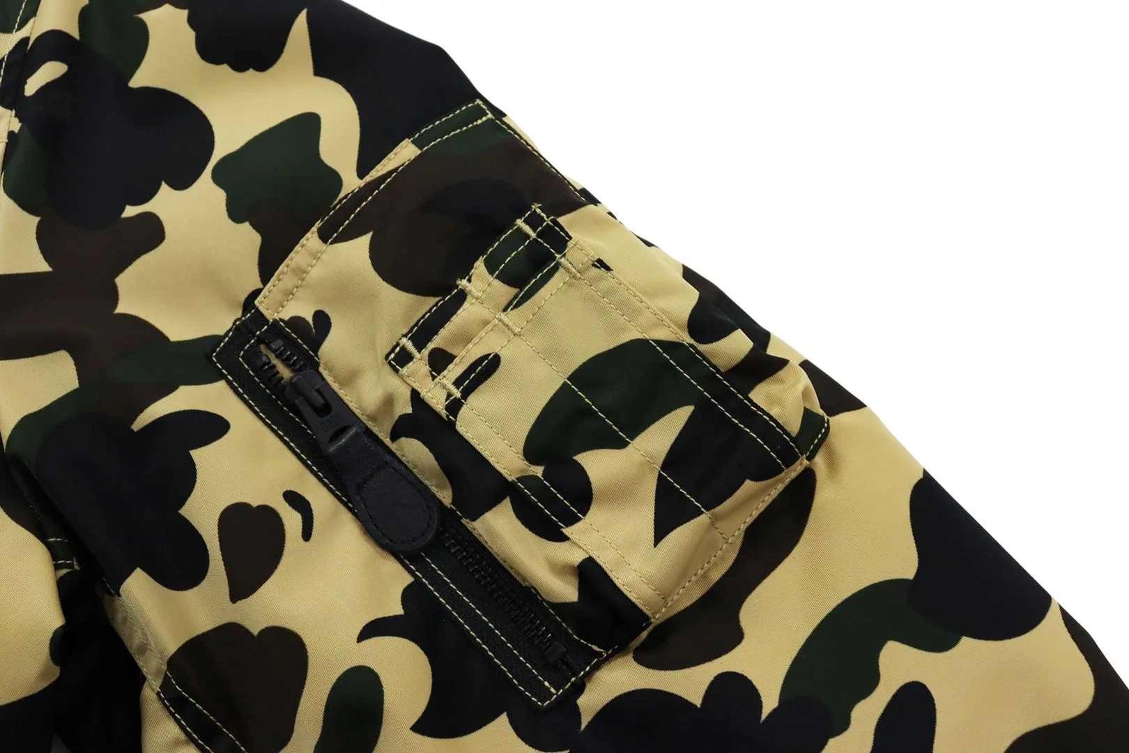 1ST CAMO NYLON TWILL MA-1 sold by Bape product image thumbnail 4