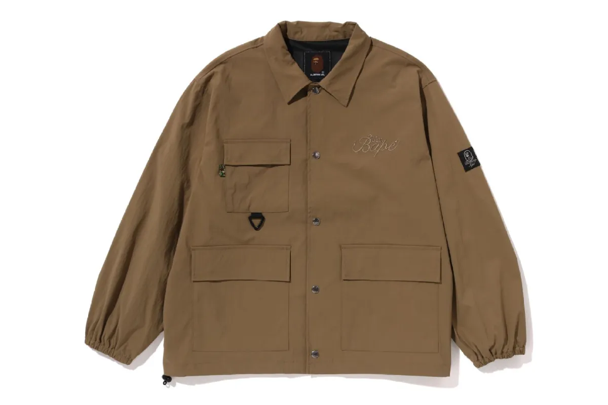 MR BATHING APE RELAXED FIT COACH JACKET sold by Bape