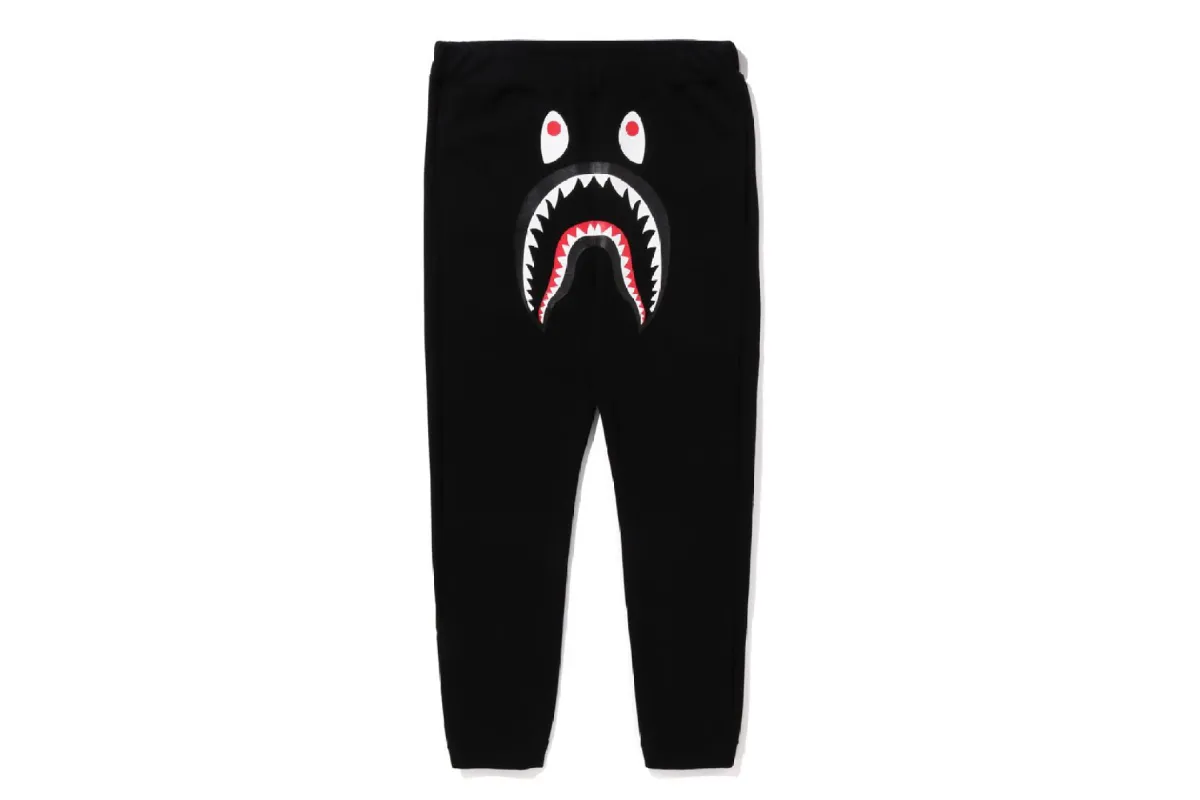 ABC CAMO SHARK SWEAT PANTS sold by Bape