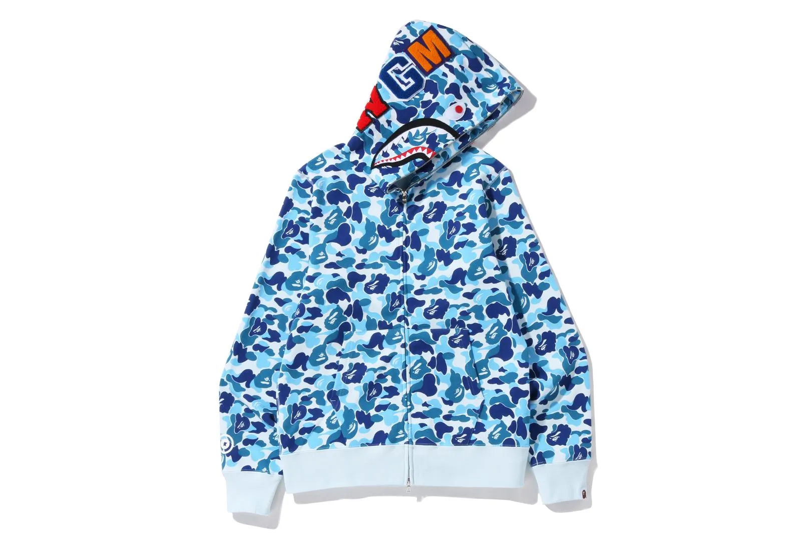 ABC CAMO SHARK FULL ZIP HOODIE sold by Bape product image thumbnail 3