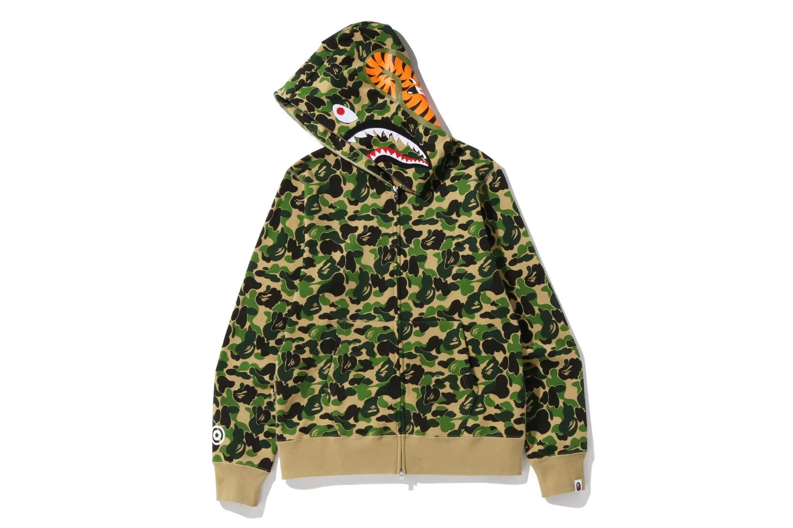 ABC CAMO SHARK FULL ZIP HOODIE sold by Bape product image thumbnail 2