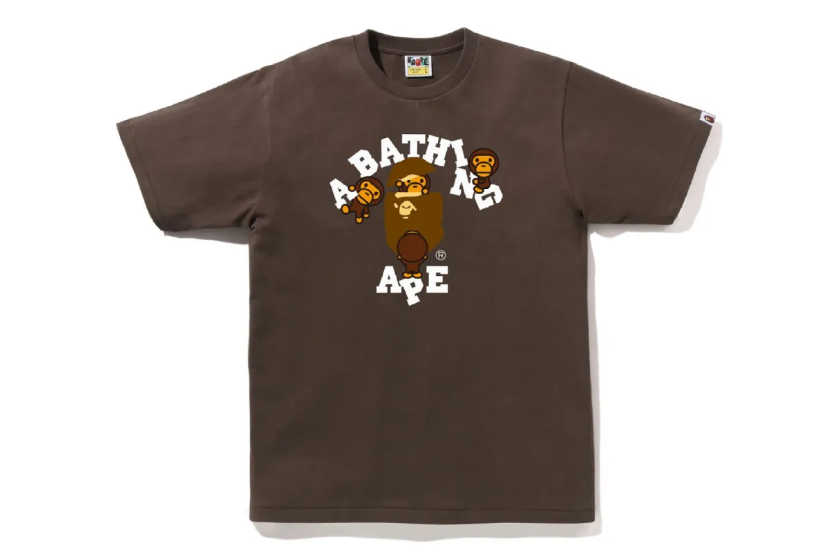 COLLEGE MILO TEE sold by Bape