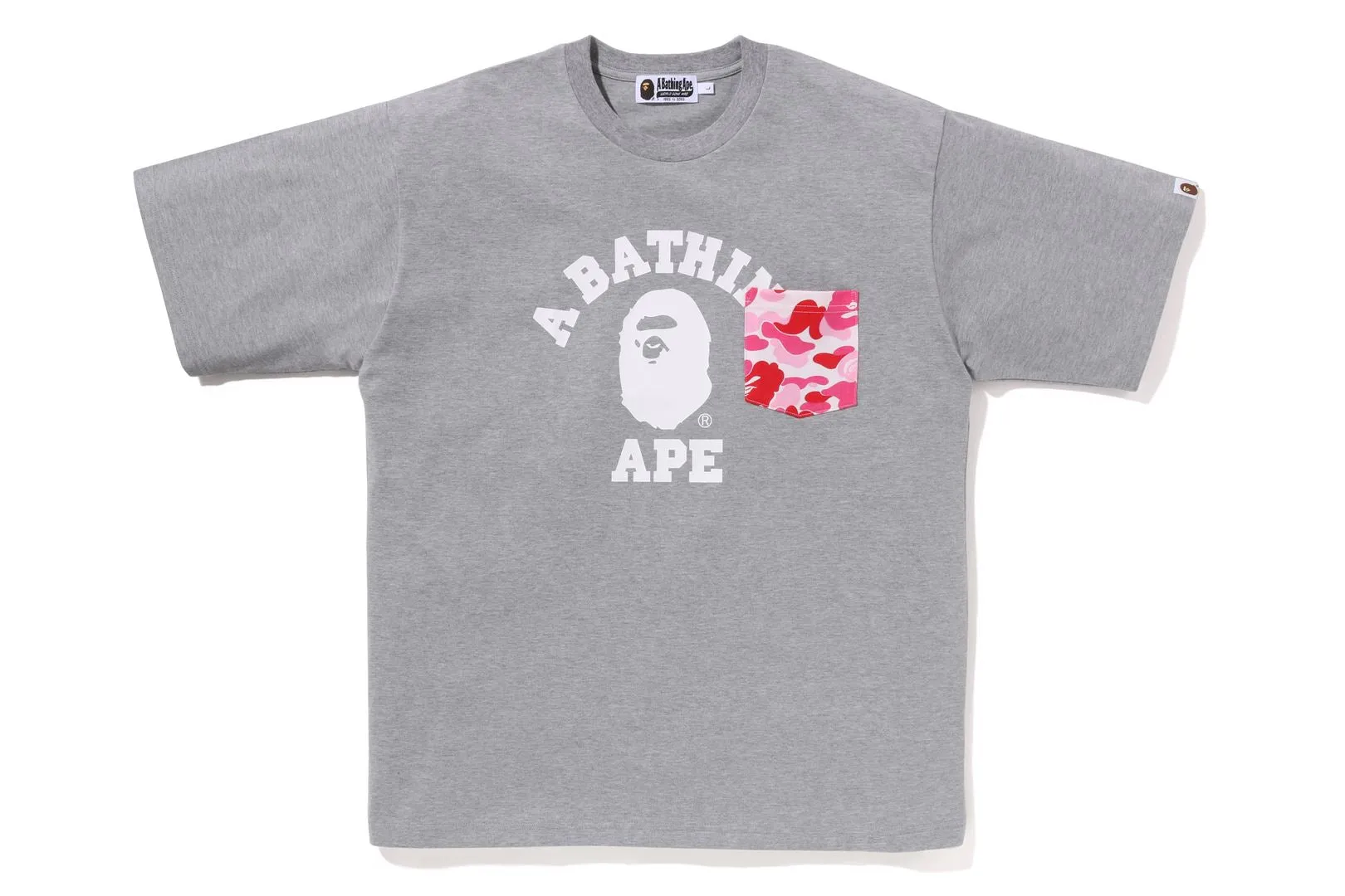 ABC CAMO COLLEGE POCKET RELAXED TEE sold by Bape product image thumbnail 5
