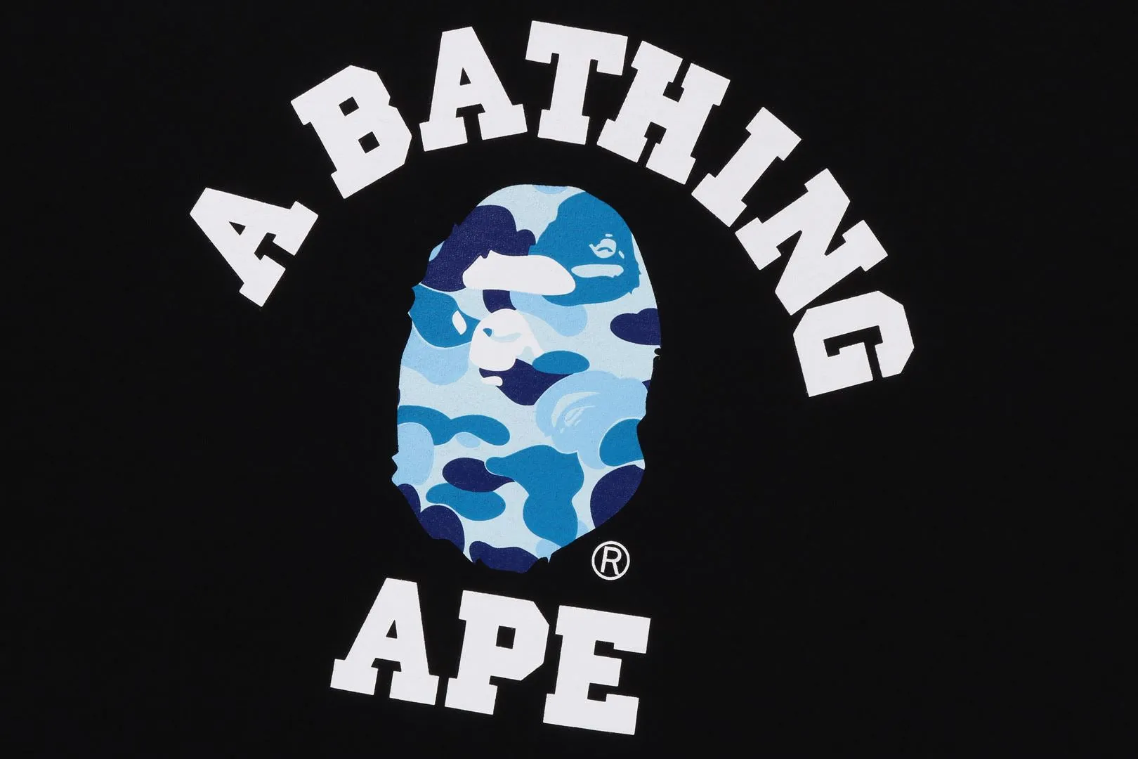 ABC CAMO COLLEGE ORGANIC COTTON TEE sold by Bape product image thumbnail 4