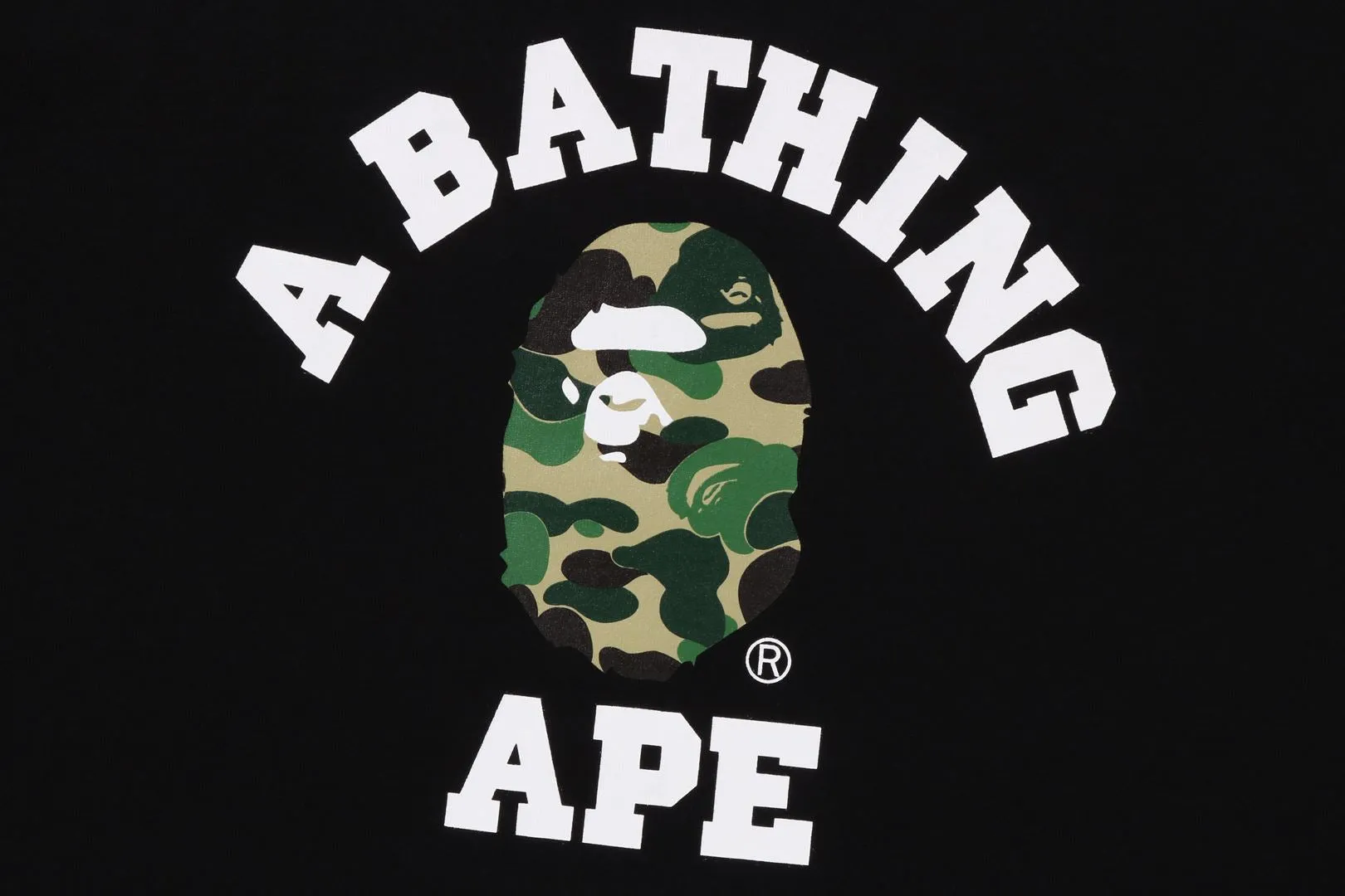 ABC CAMO COLLEGE ORGANIC COTTON TEE sold by Bape product image thumbnail 2
