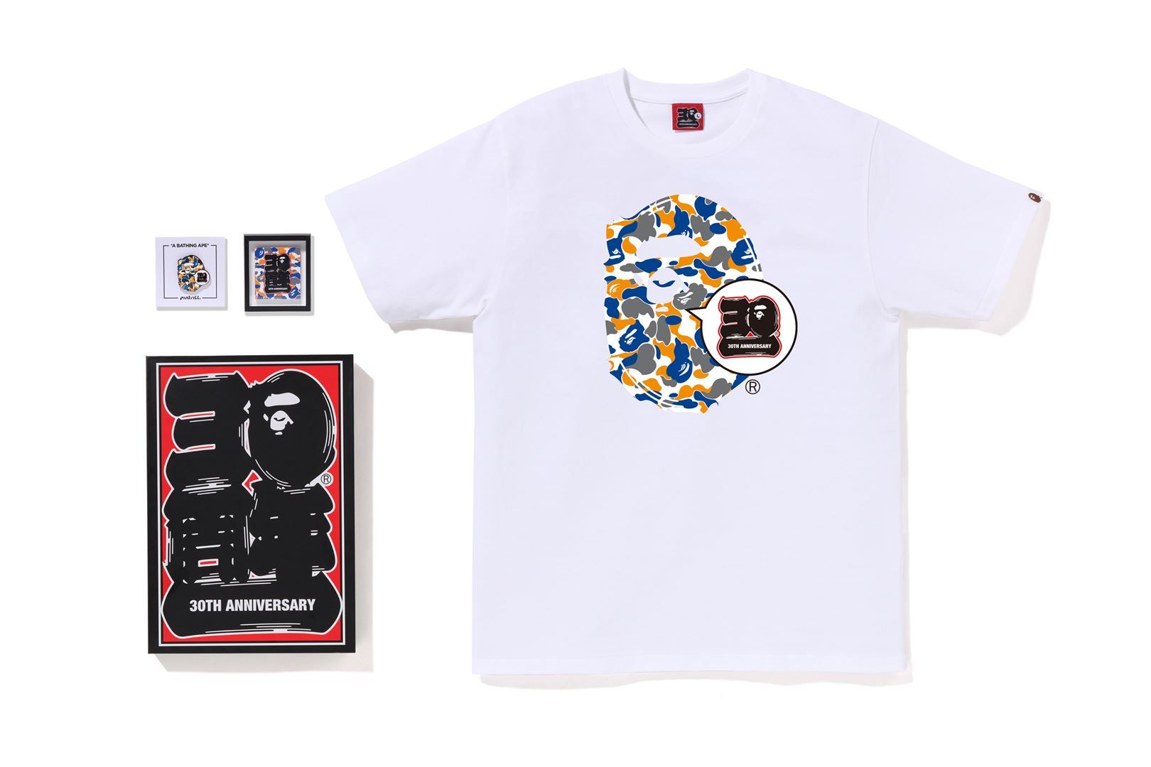 BAPE STORE MAEBASHI BAPE 30TH ANNIV. APE HEAD TEE SET sold by Bape product image thumbnail 4