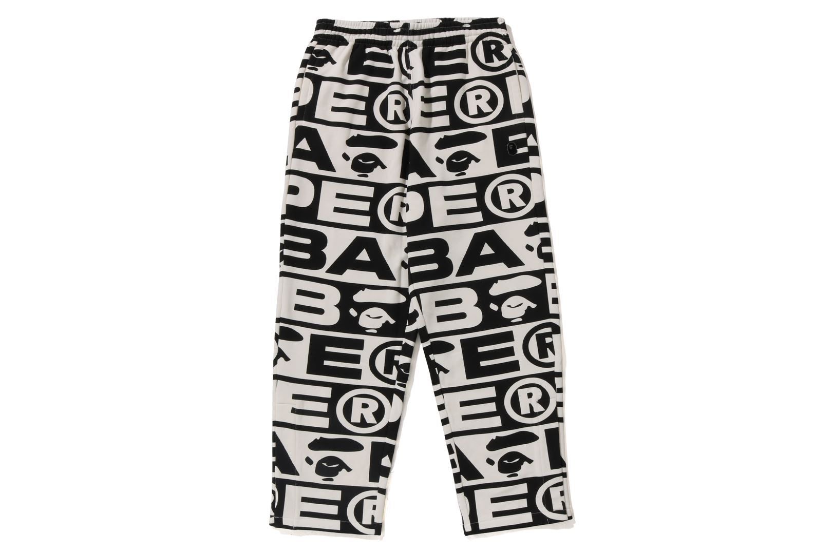 LUX SPORT PATTERN OVERSIZED SWEAT PANTS sold by Bape