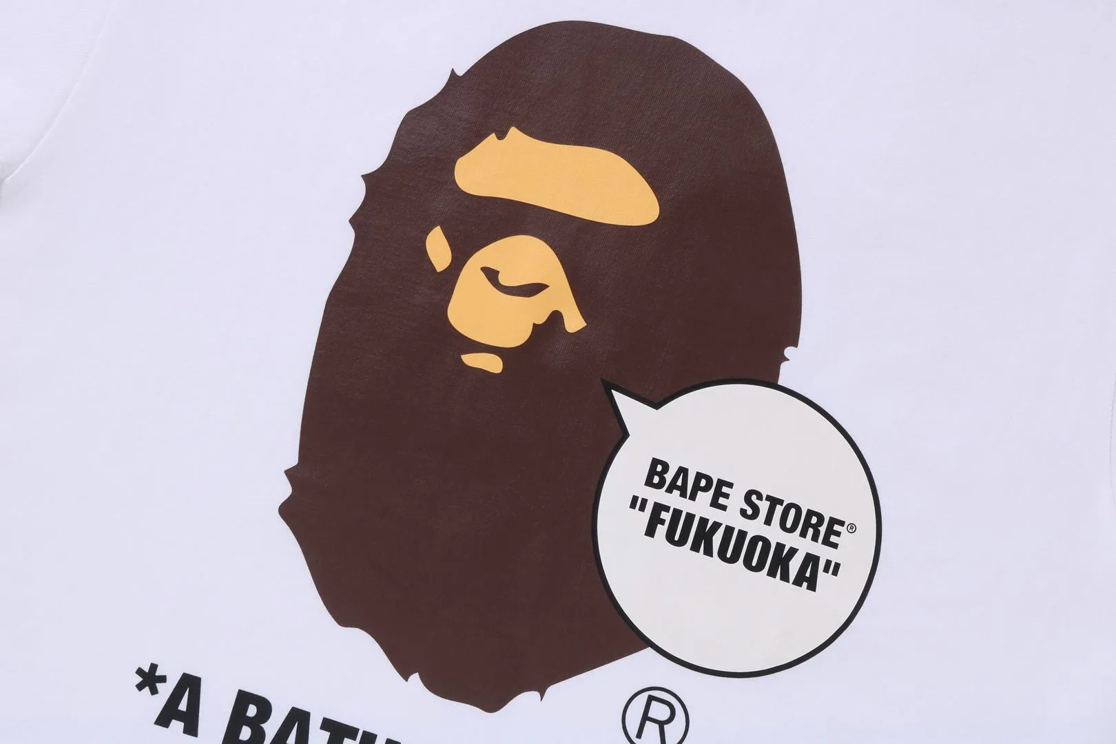 BAPE STORE FUKUOKA APE HEAD TEE sold by Bape product image thumbnail 2