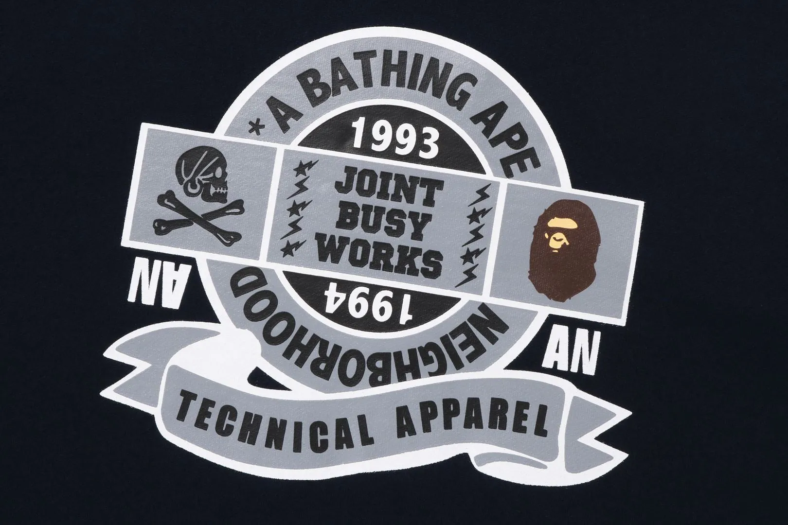 【 BAPE X NBHD 】RELAXED FIT PULLOVER HOODIE sold by Bape product image thumbnail 3