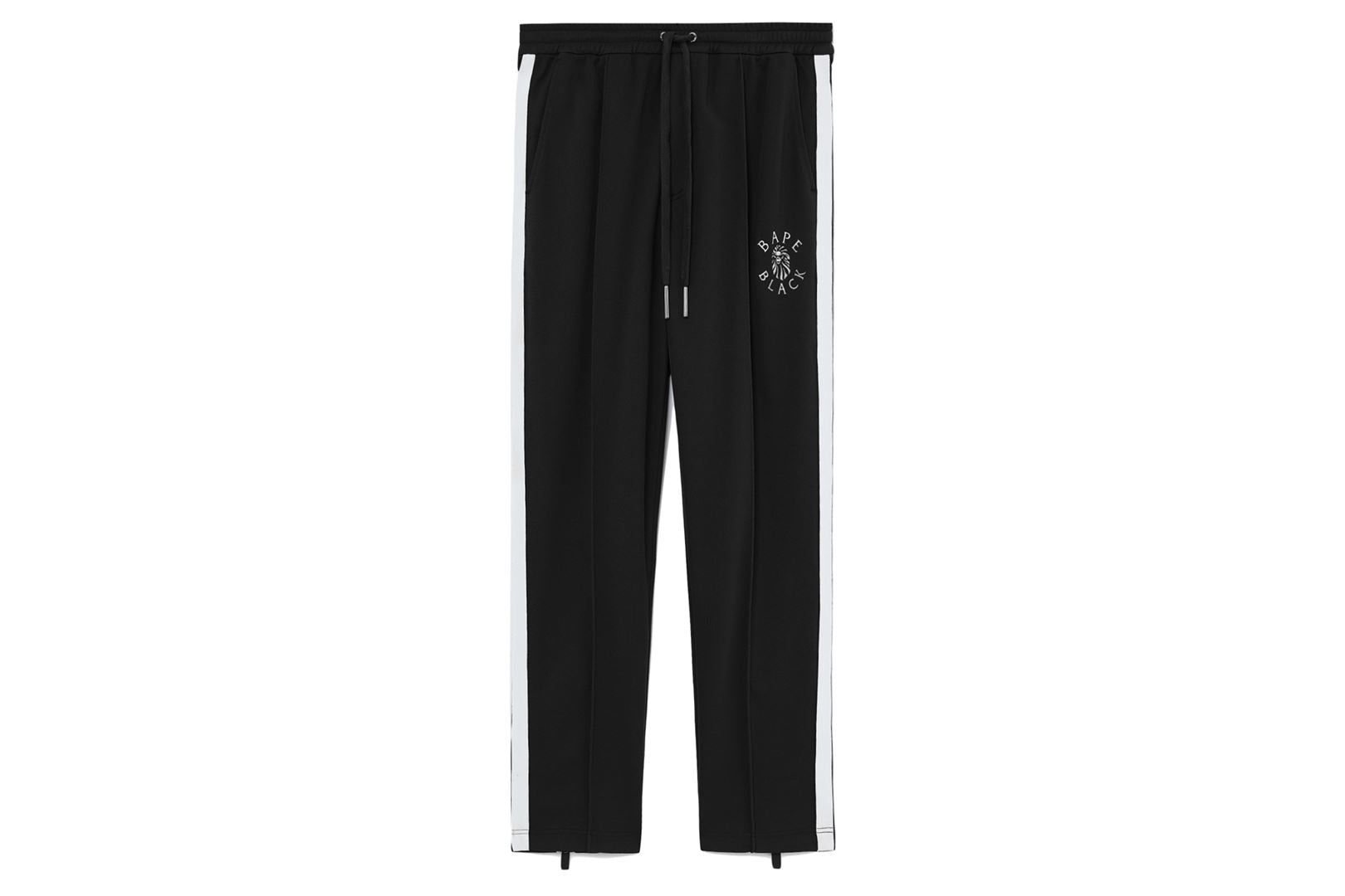 【 BAPE BLACK 】APE HEAD TRACK PANTS sold by Bape