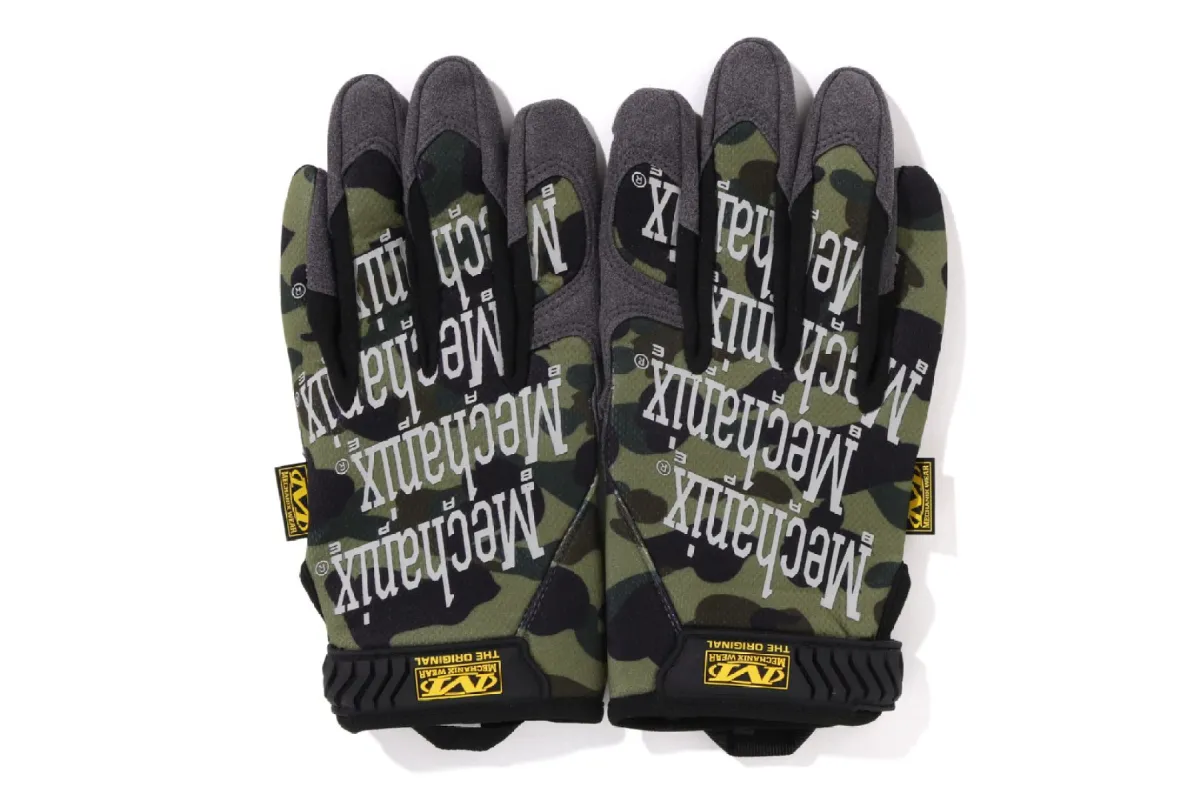 1ST CAMO MECHANIX WEAR GLOVES made by Bape