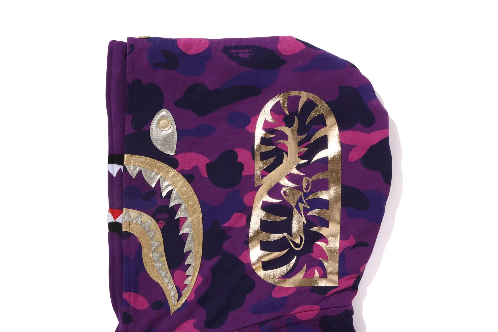 COLOR CAMO DOUBLE SHARK FULL ZIP HOODIE sold by Bape product image thumbnail 5