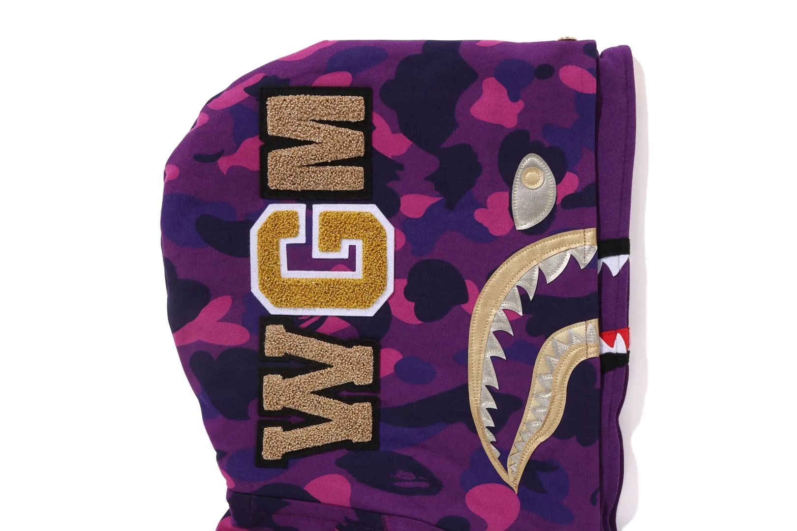 COLOR CAMO DOUBLE SHARK FULL ZIP HOODIE sold by Bape product image thumbnail 4