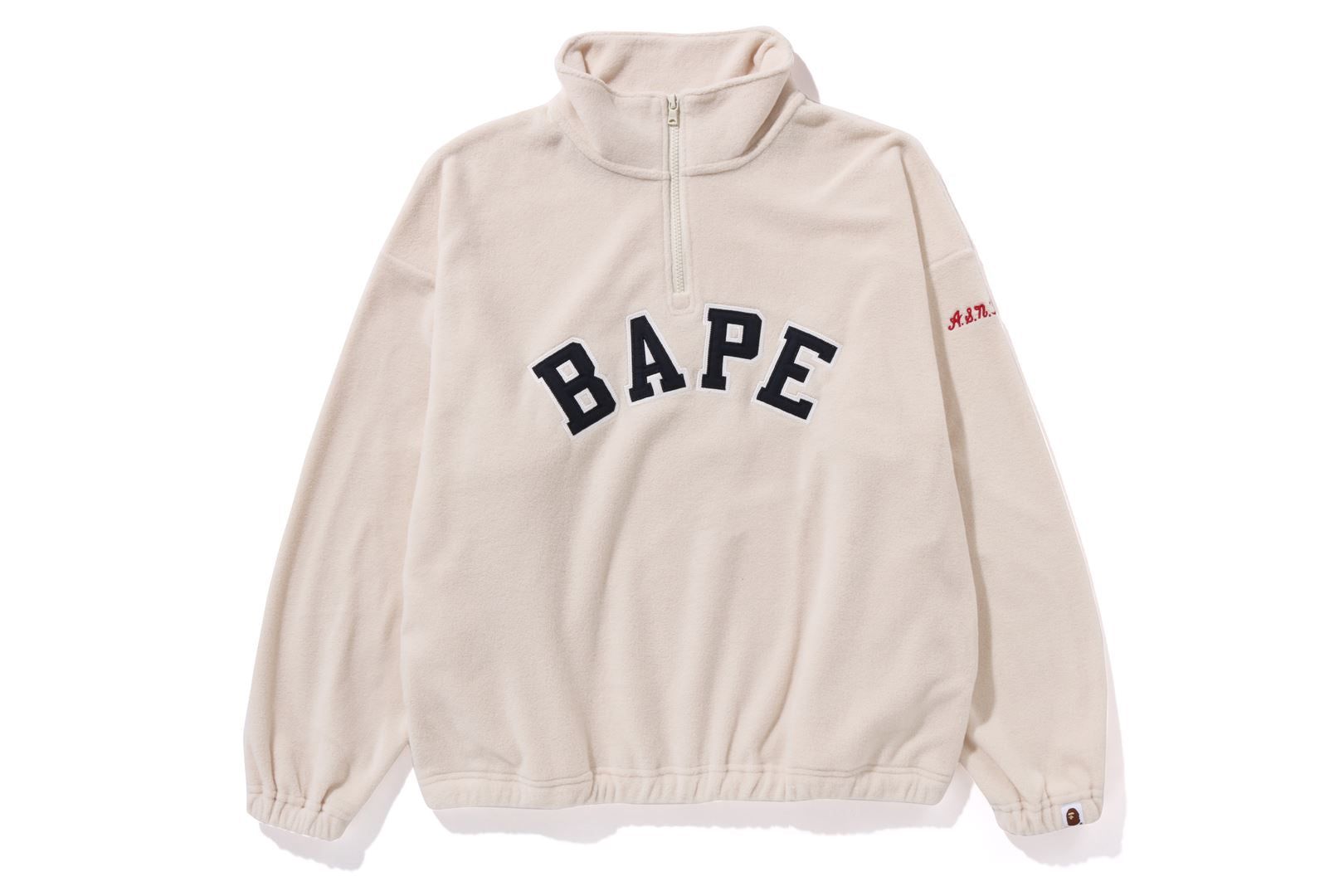 BAPE FLEECE HALF ZIP sold by Bape