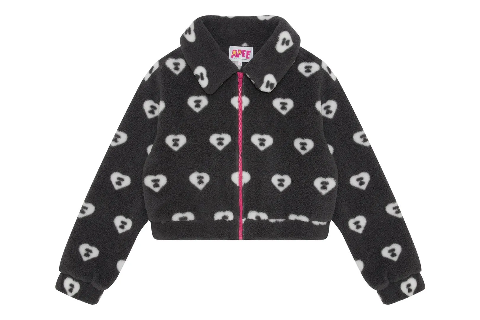 PATTERN SHERPA FLEECE JACKET sold by Bape