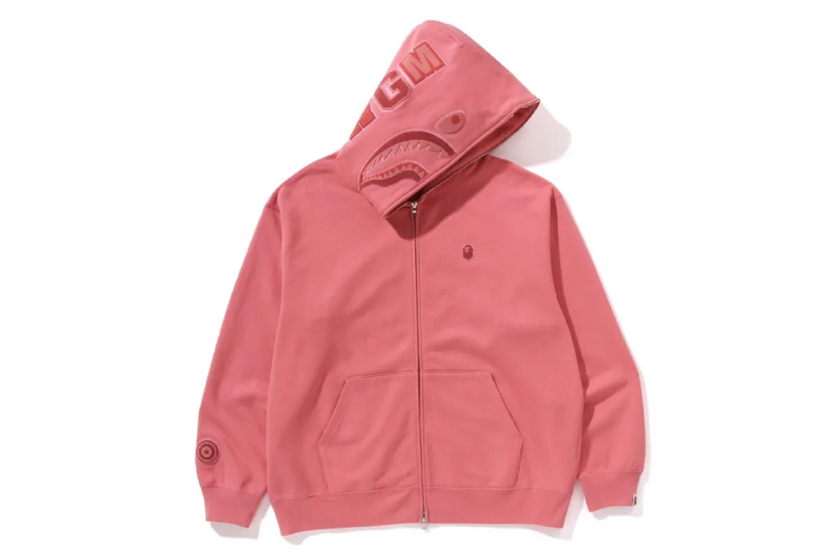 APE HEAD ONE POINT SHARK ZIP HOODIE sold by Bape