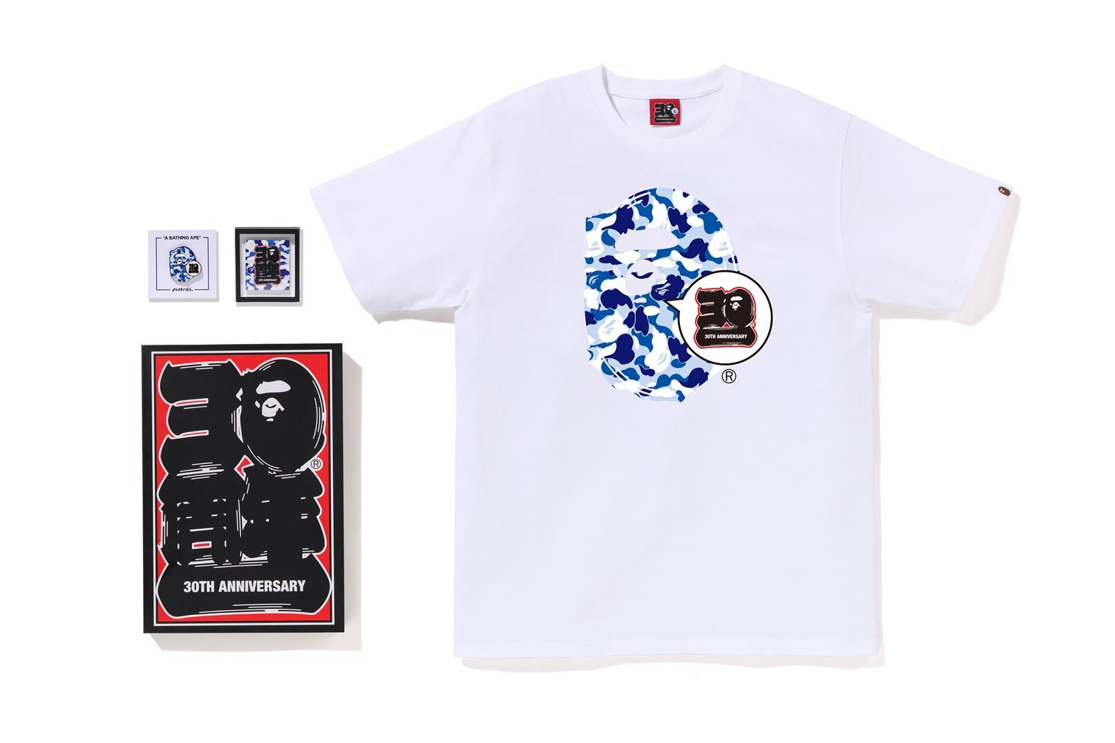 BAPE STORE NAGOYA BAPE 30TH ANNIV. APE HEAD TEE SET sold by Bape product image thumbnail 4