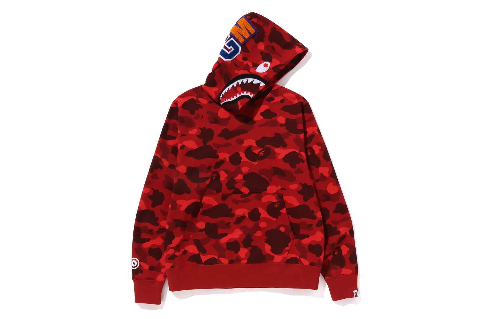 COLOR CAMO SHARK PULLOVER HOODIE sold by Bape product image thumbnail 5