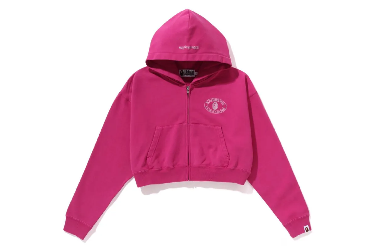PIGMENT DYE ZIP HOODIE sold by Bape
