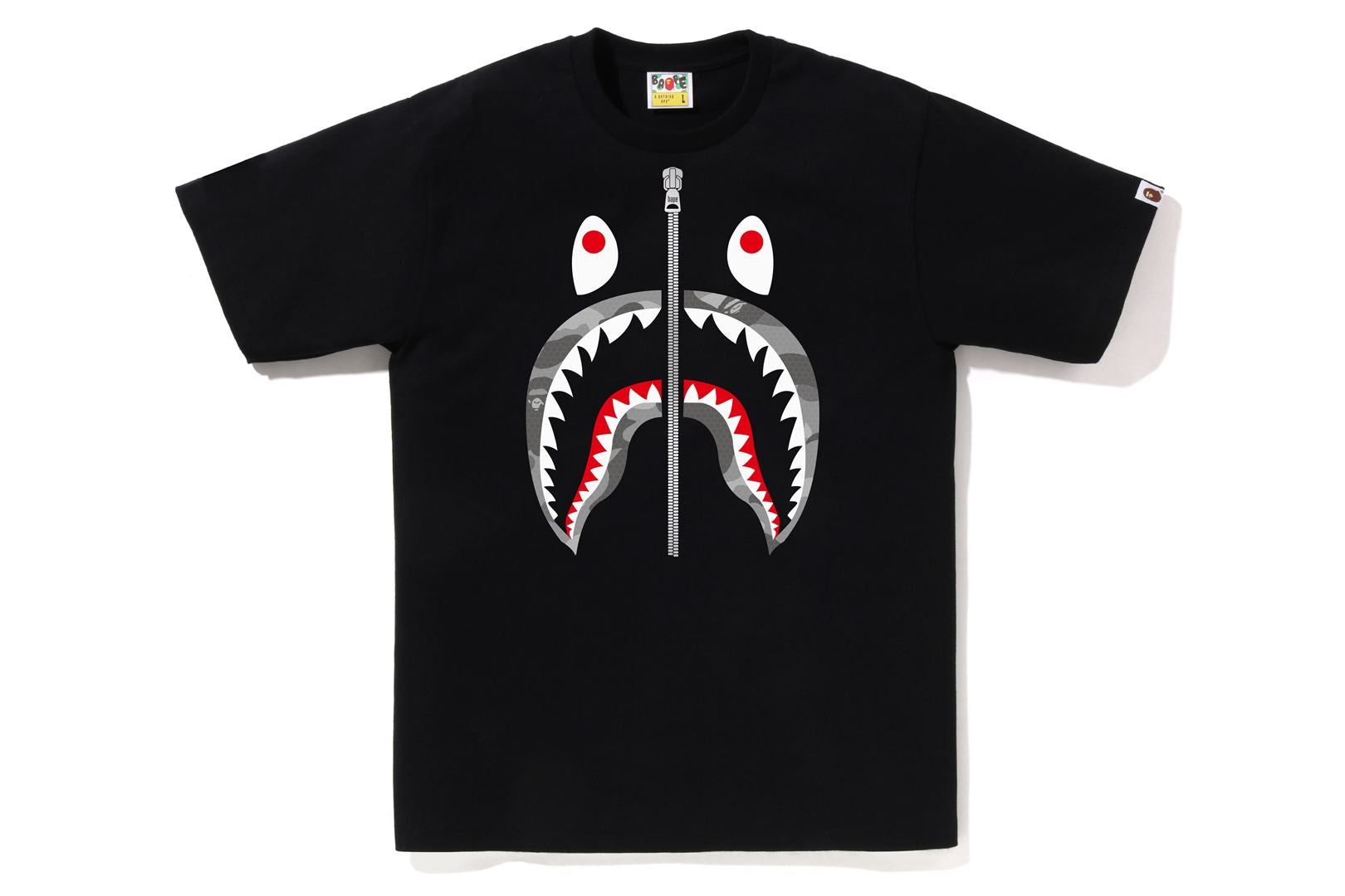 HONEYCOMB CAMO SHARK TEE sold by Bape